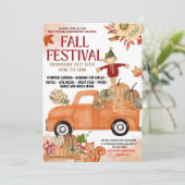 Carte d'invitation du Festival d'automne scolaire (Debout devant)