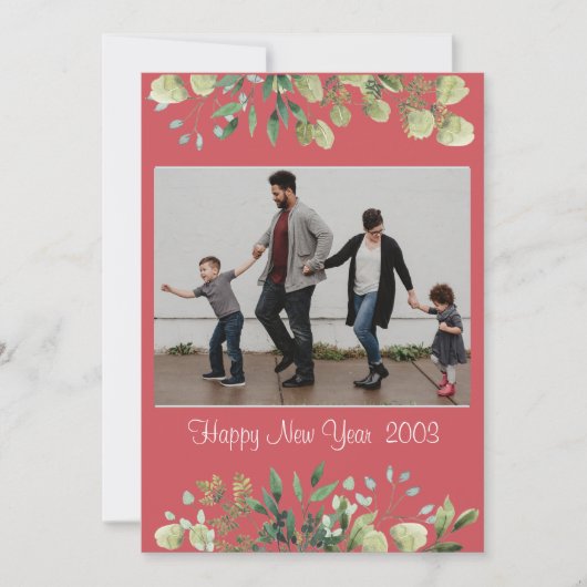 Carte d'invitation du Nouvel An (Devant)