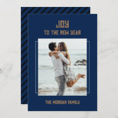 Carte d'invitation du Nouvel An (Devant / Derrière)