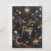 Carte d'invitation du Nouvel An Céleste (Devant)