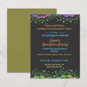CARTE D'INVITATION DU PARTI BACHELOR (Devant / Derrière)