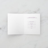 Carte d'invitation du Parti Quinceanera (Intérieur)