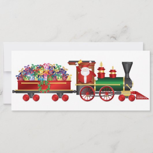 Carte d'invitation du Père Noël (Devant)