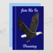 Carte d'invitation du sergent-chef de la Force aér (Devant / Derrière)