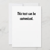 Carte d'invitation du tournoi d'échecs vintage (Dos)