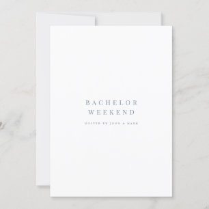 Carte d'invitation du week-end de baccalauréat ble