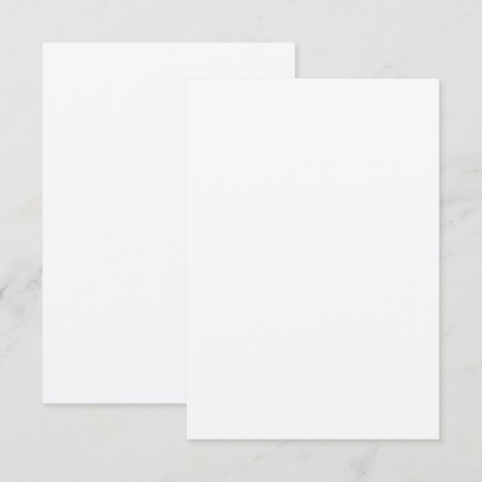 Carte d'invitation écru en feutre rustique 8,9 cm (Devant / Derrière)
