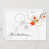 Carte d'invitation élégante (Dos)