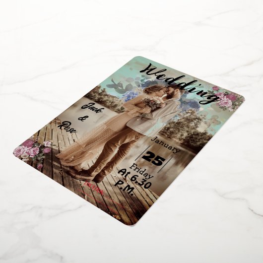 Carte d'invitation élégante (Rotation)