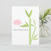 Carte d'invitation élégante de Spa (Debout devant)