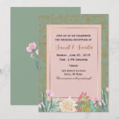Carte d'invitation élégante pour une réception de (Devant / Derrière)