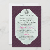 Carte d'invitation élégante pour une réception de (Devant)