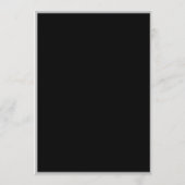 Carte d'invitation élégante pour une soirée Qawwal (Dos)