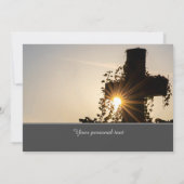 Carte d'invitation Enchanter avec la Sainte Croix (Dos)