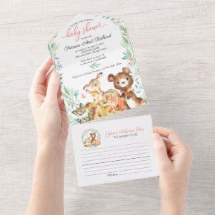 Carte d'invitation et de conseil pour le Baby show