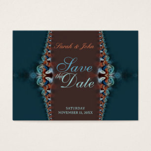 Carte d'invitation et de mariage élégante en sarce