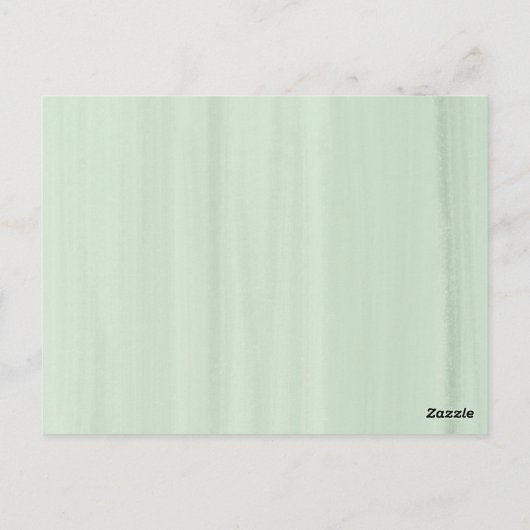 Carte d'invitation Eucalyptus nuptiale moderne (Dos)