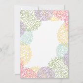 Carte d'invitation Floral Retirement Party (Dos)