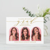 CARTE D'INVITATION GRADUATION ARC MINIMALISTE SIMP (Debout devant)