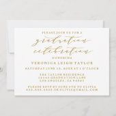 CARTE D'INVITATION GRADUATION ARC MINIMALISTE SIMP (Dos)