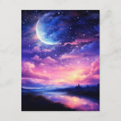 Carte d'invitation grand format pour mariage sous  (Dos)