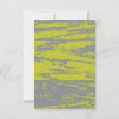 Carte d'invitation Gritty et Edgy Blank (Dos)