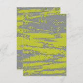 Carte d'invitation Gritty et Edgy Blank (Devant / Derrière)