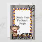 Carte d'invitation Halloween (Devant)