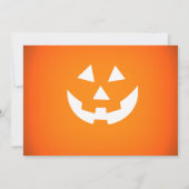 Carte d'invitation Halloween (Dos)