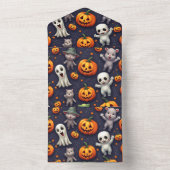 Carte d'invitation Halloween (À l'intérieur)