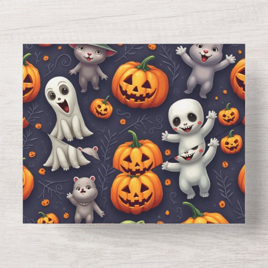 Carte d'invitation Halloween (Verso)