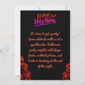 Carte d'invitation Halloween (Devant)