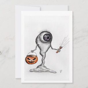 Carte d'invitation Halloween