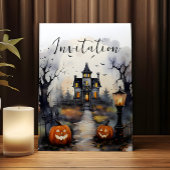 Carte d'invitation Halloween