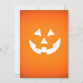 Carte d'invitation Halloween 2 (Dos)