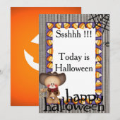 Carte d'invitation Halloween 2 (Devant / Derrière)