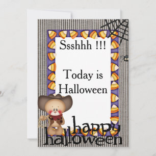 Carte d'invitation Halloween 2