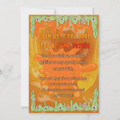 Carte d'invitation Halloween mince (Devant)