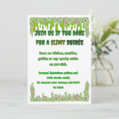 Carte d'invitation Halloween mince (Debout devant)