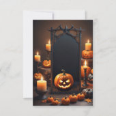 Carte d'invitation Halloween vide (Devant)