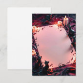 Carte d'invitation Halloween vide (Devant / Derrière)