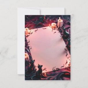 Carte d'invitation Halloween vide