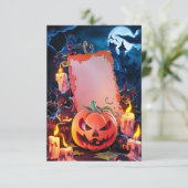 Carte d'invitation Halloween vide (Debout devant)