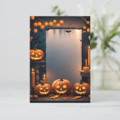 Carte d'invitation Halloween vierge #20 (Debout devant)