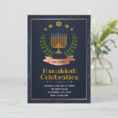 Carte d'invitation Hanukkah joyeuse (Debout devant)