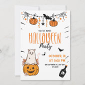 Carte d'invitation Hocus Pocus Halloween (Devant)