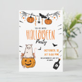 Carte d'invitation Hocus Pocus Halloween (Debout devant)