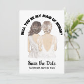 CARTE D'INVITATION HONNEUR (Debout devant)