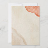 Carte d'invitation Instantanée Boho Crème Aqeeqah (Dos)