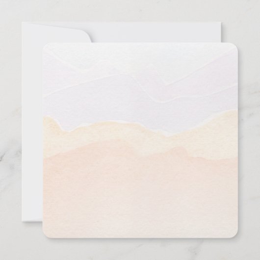 Carte d'invitation Instantanée Moderne Boho Aqeeqa (Dos)